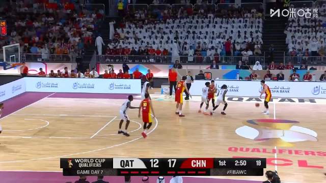 🏀世亚预-中国男篮5人上双大胜卡塔尔！杨瀚森20分钟15分8板